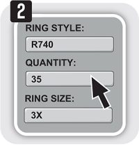 DESIGN YOUR CHAMPIONSHIP RING STEP 2