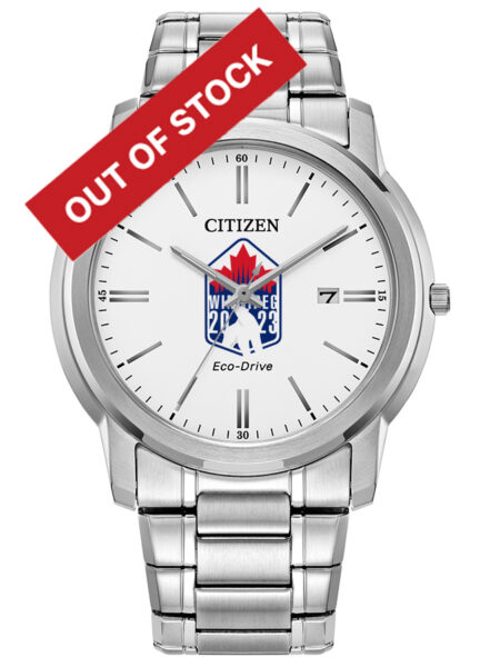 Silver Tone Citizen Custom Logo Watch