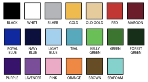 Graduation Stole Colors