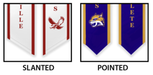 Grad Stole Shape: Slanted or Pointed