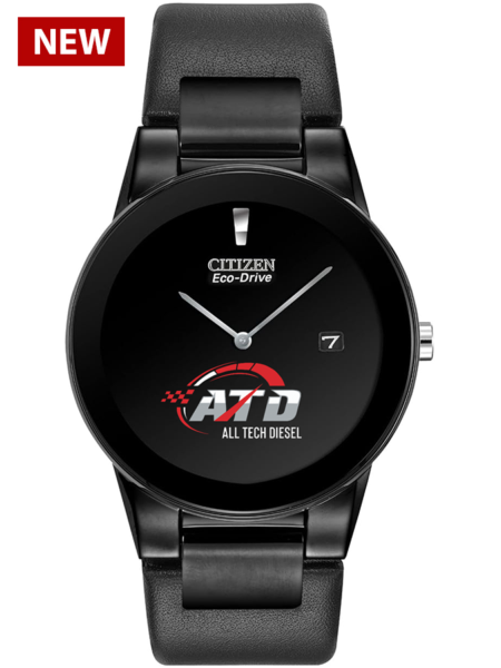 Black on Black Citizen Custom Logo Watches